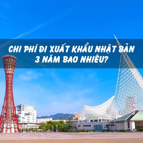 Chi phí đi xuất khẩu Nhật Bản 3 năm cập nhật mới nhất 2025
