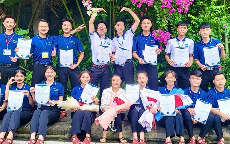 Học viên tại trung tâm đào tạo