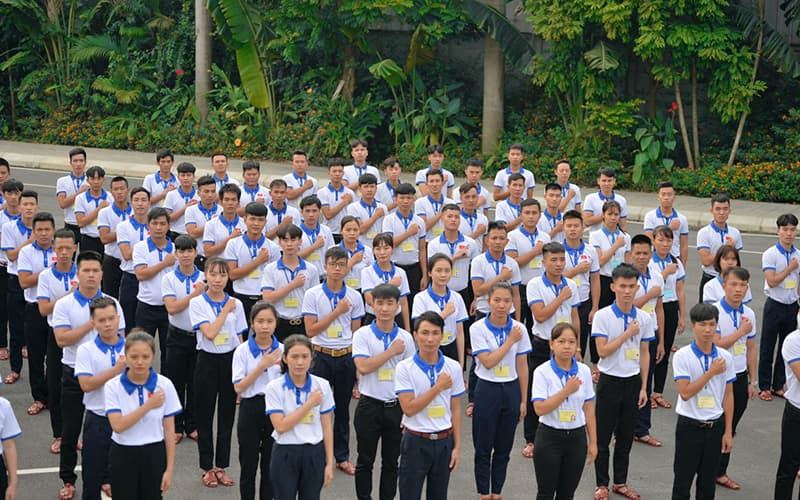 Học viên tại trung tâm đào tạo